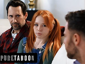 PURE TABOO He Shares His Puny Stepdaughter Madi Collins With A Social Worker To Keep Their Secret