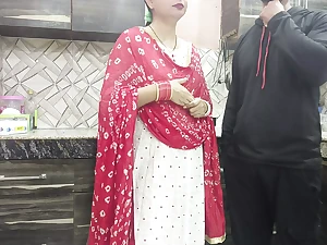 Red-hot Desi Bhabhi tempts ex-gf for Kitchen Money-shot & torrid fucky-fucky in the kitchen