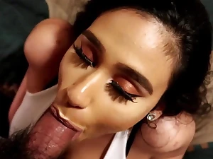 AshtonSutton's Pakistani Hoe Gives a Filthy Blow-job & Gets a Super-hot Fountain