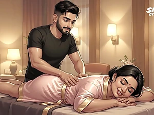 Assignment Aunty Priya seduced by young Masseur for a hardcore knead fuck